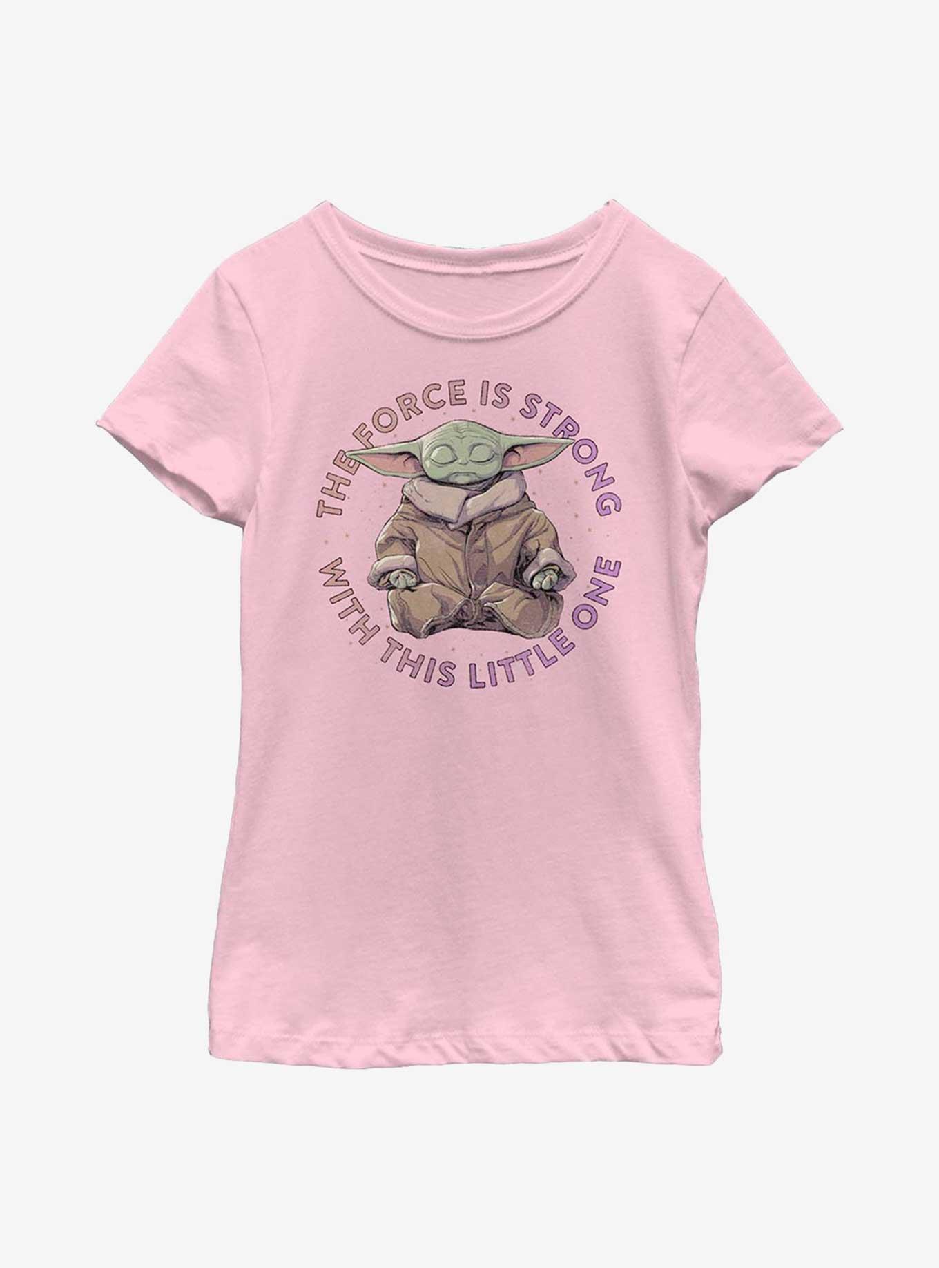 Star Wars The Mandalorian The Child Force Youth Girls T-Shirt, PINK, hi-res