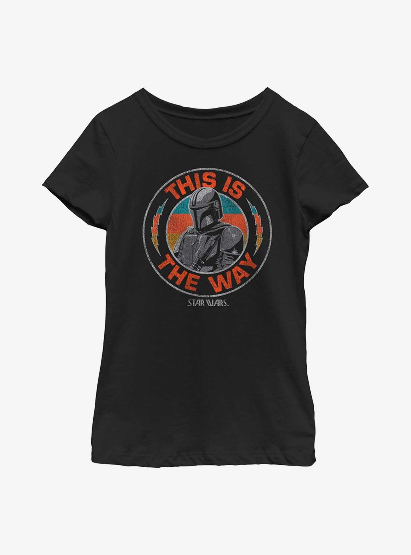 Star Wars The Mandalorian Way Youth Girls T-Shirt, BLACK, hi-res