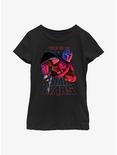 Star Wars The Mandalorian Night Ranger Youth Girls T-Shirt, BLACK, hi-res