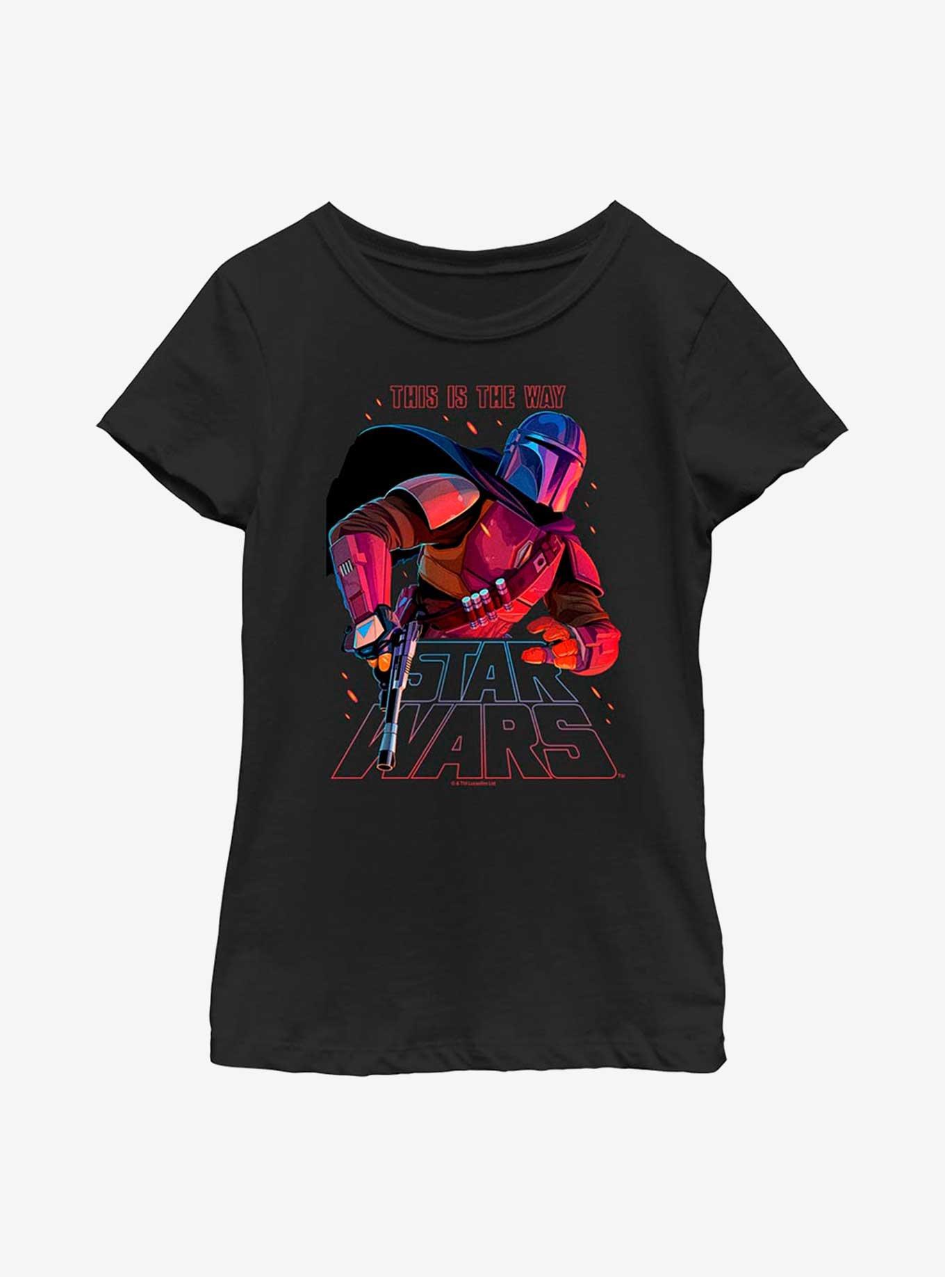 Star Wars The Mandalorian Night Ranger Youth Girls T-Shirt, , hi-res