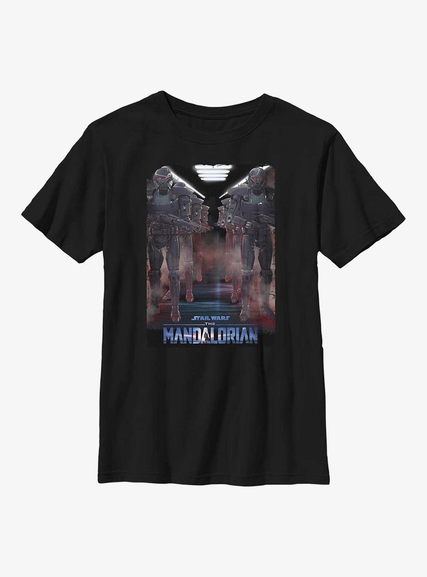 Star Wars The Mandalorian Dark Troopers Troopin Youth T-Shirt, BLACK, hi-res