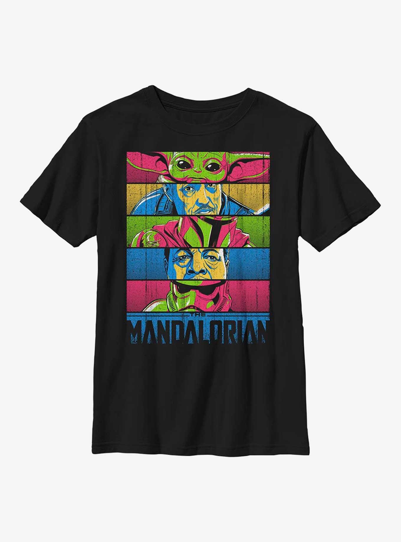 Star Wars The Mandalorian Bro Youth T-Shirt, BLACK, hi-res