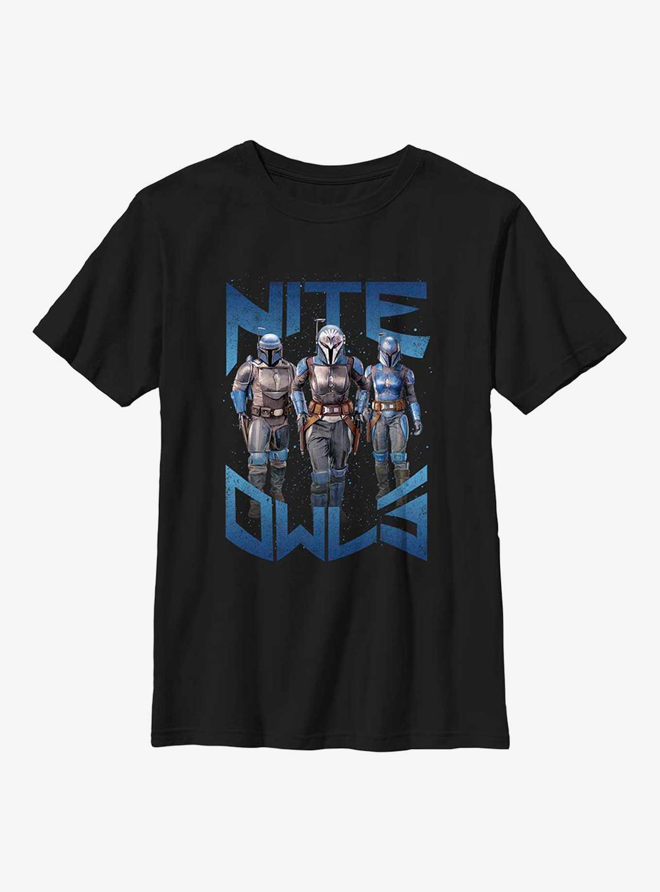 Star Wars The Mandalorian Nite Owl Youth T-Shirt, , hi-res