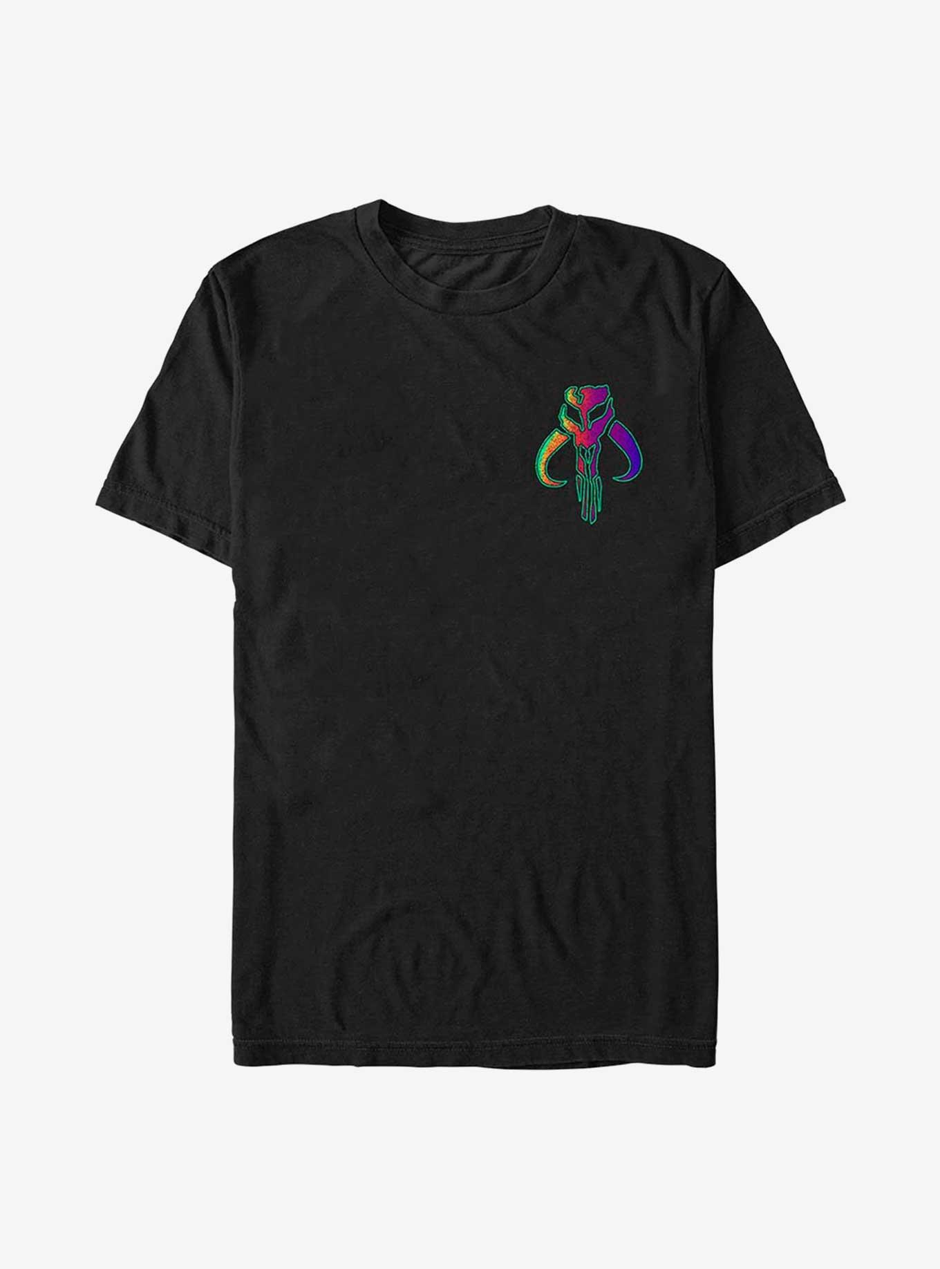 Star Wars The Mandalorian Neon Primary Icon T-Shirt, , hi-res