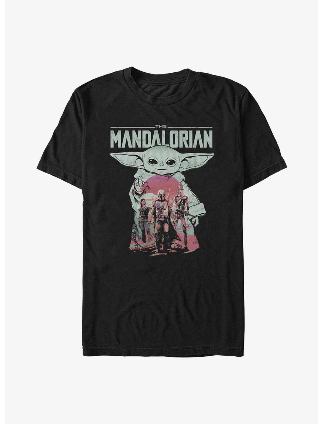 Star Wars The Mandalorian The Child Fill T-Shirt, BLACK, hi-res