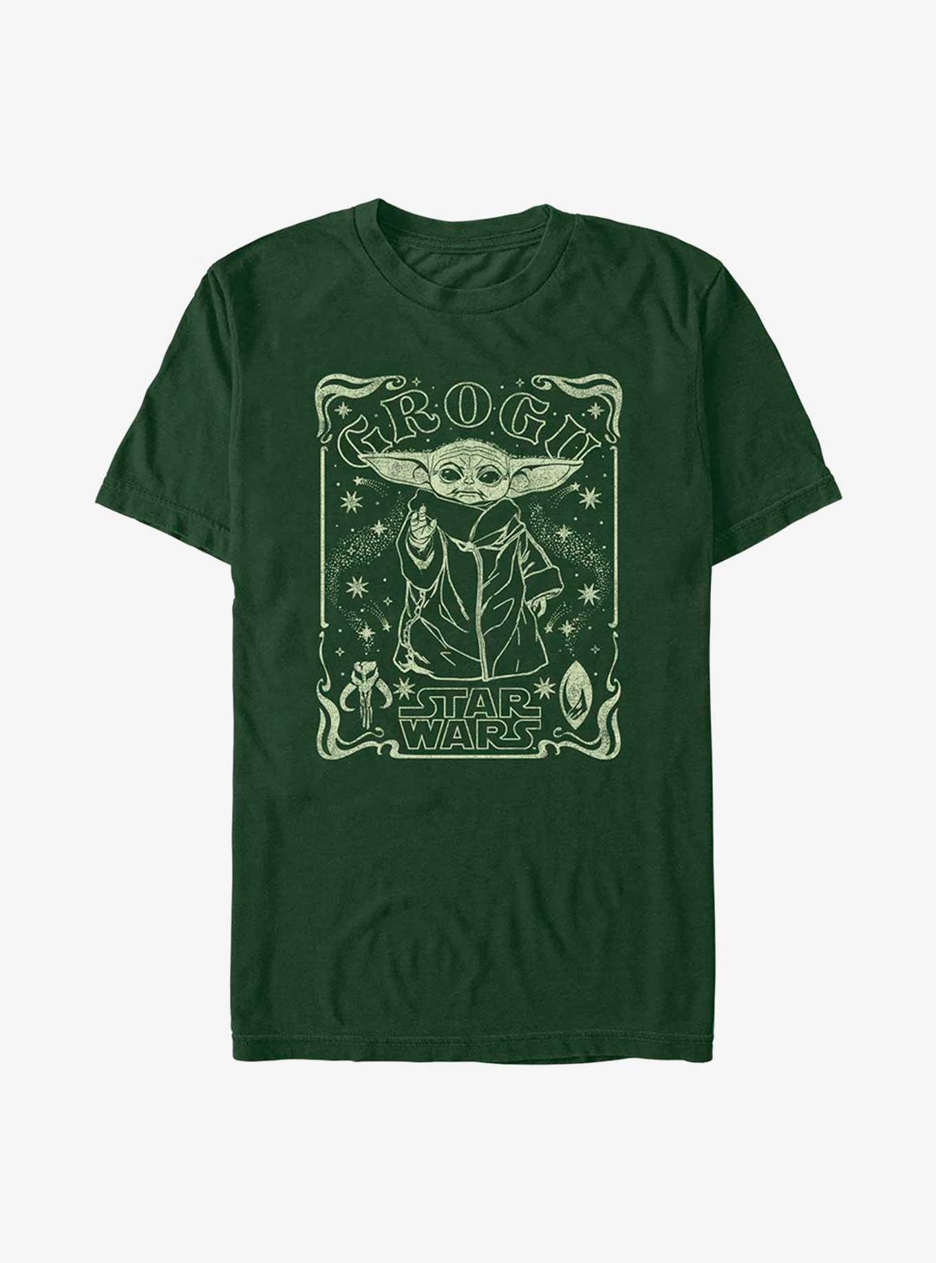 Star Wars The Mandalorian Starry The Child T-Shirt, FOREST GRN, hi-res