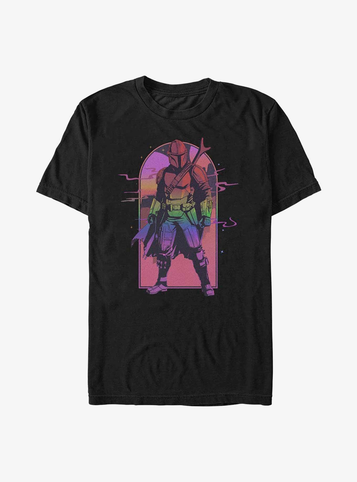 Star Wars The Mandalorian Sunset Spectacular T-Shirt, , hi-res