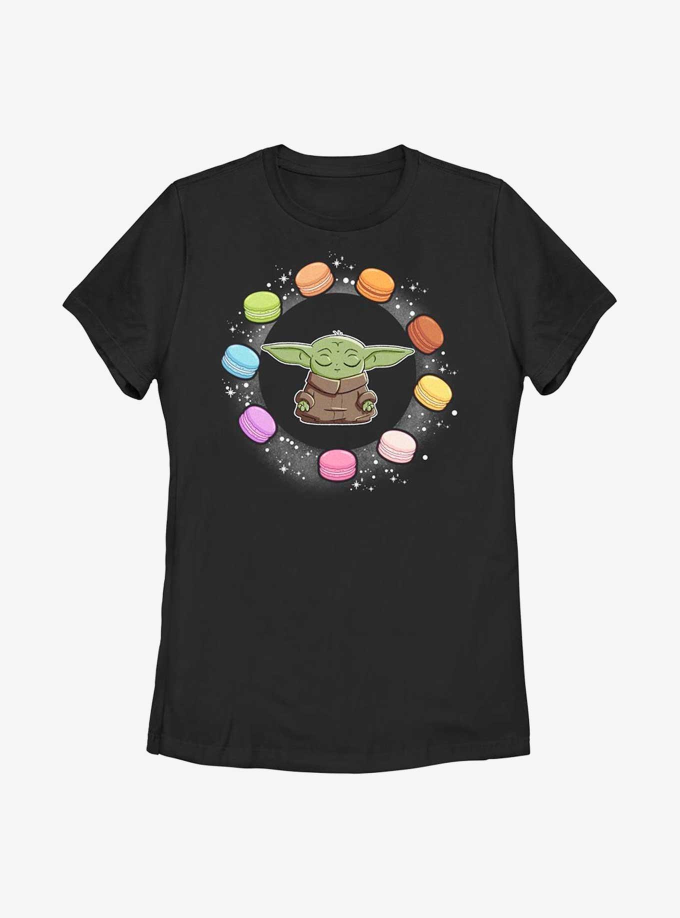 Star Wars The Mandalorian The Child Macarons Womens T-Shirt, BLACK, hi-res