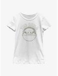 Star Wars The Mandalorian The Child Simple Youth Girls T-Shirt, WHITE, hi-res
