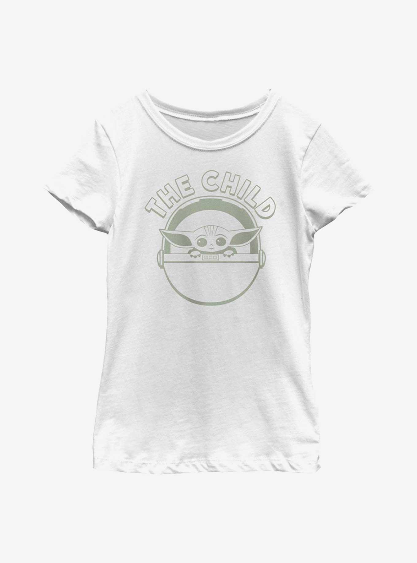 Star Wars The Mandalorian The Child Simple Youth Girls T-Shirt, , hi-res