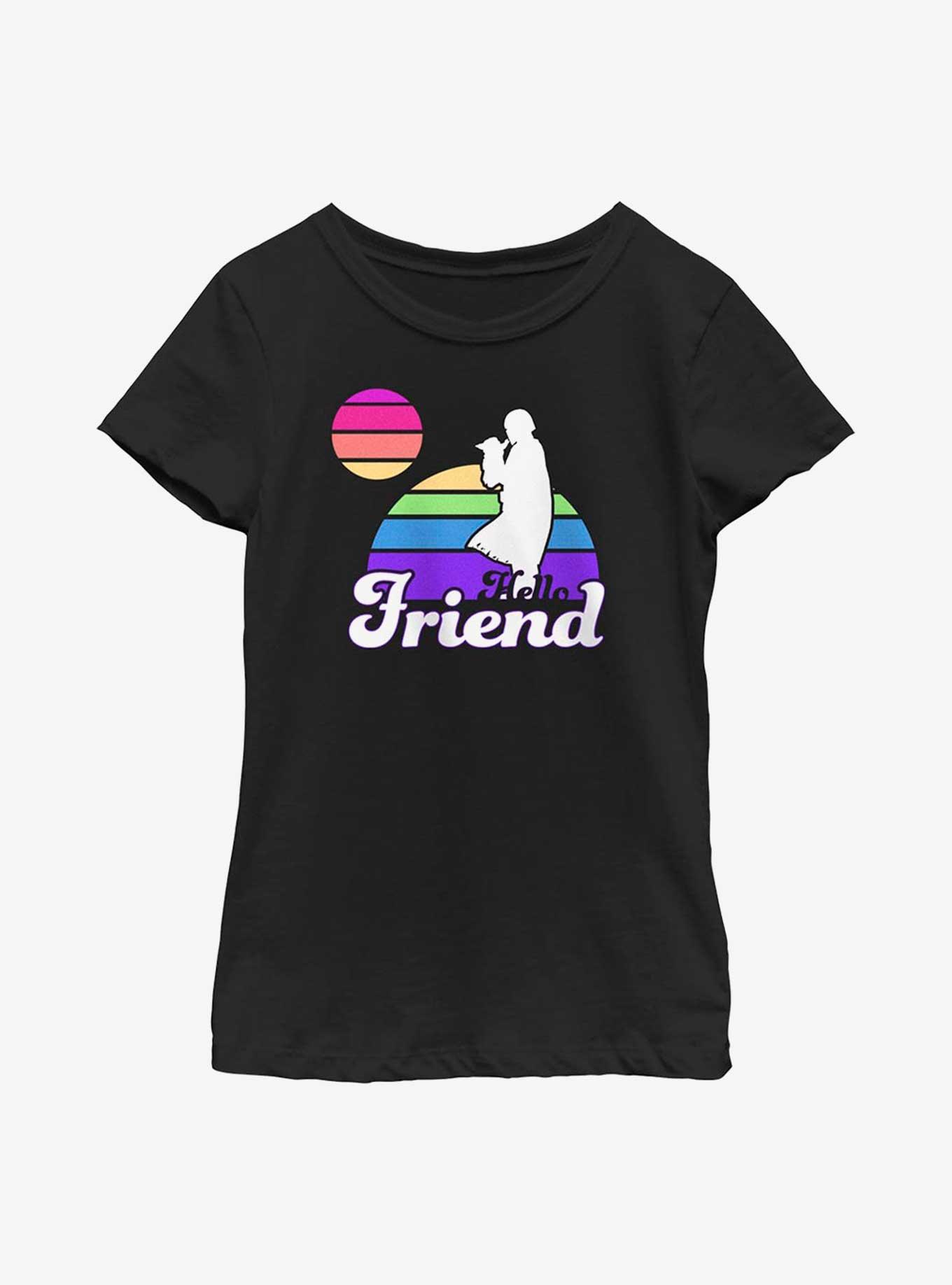 Star Wars The Mandalorian Rainbow Sunset Youth Girls T-Shirt, , hi-res