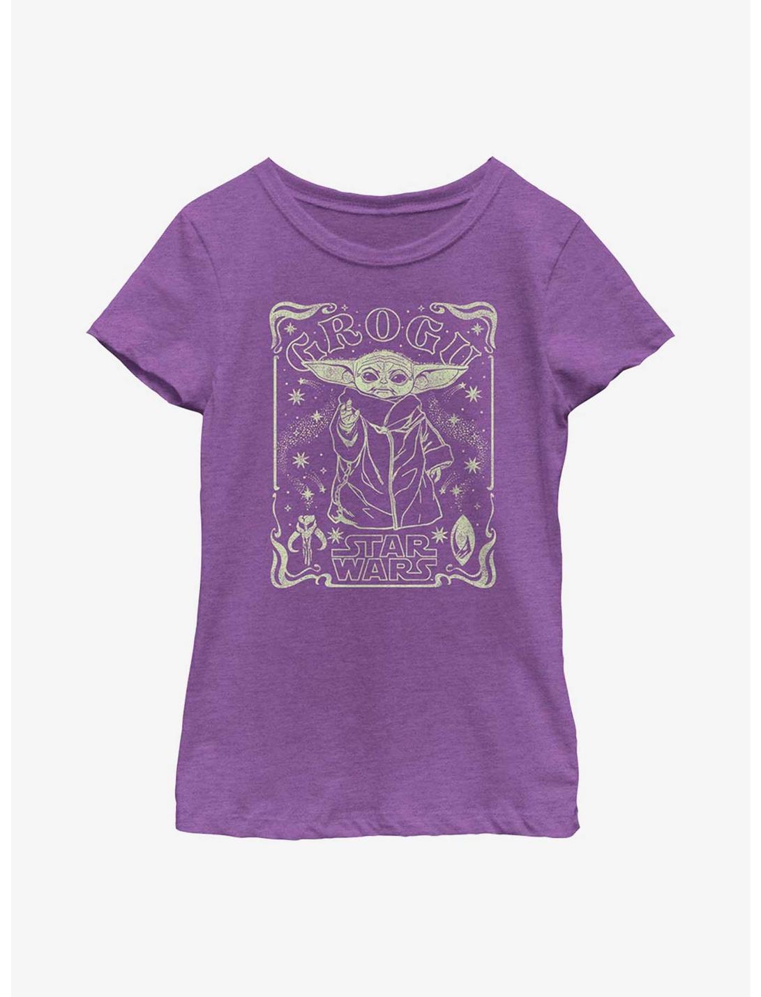 Star Wars The Mandalorian Starry The Child Youth Girls T-Shirt, PURPLE BERRY, hi-res