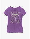 Star Wars The Mandalorian Starry The Child Youth Girls T-Shirt, PURPLE BERRY, hi-res