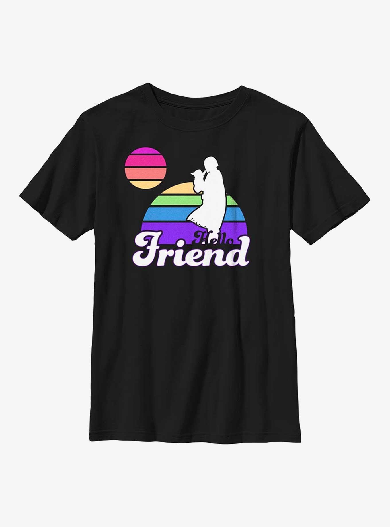 Star Wars The Mandalorian Rainbow Sunset Youth T-Shirt, , hi-res