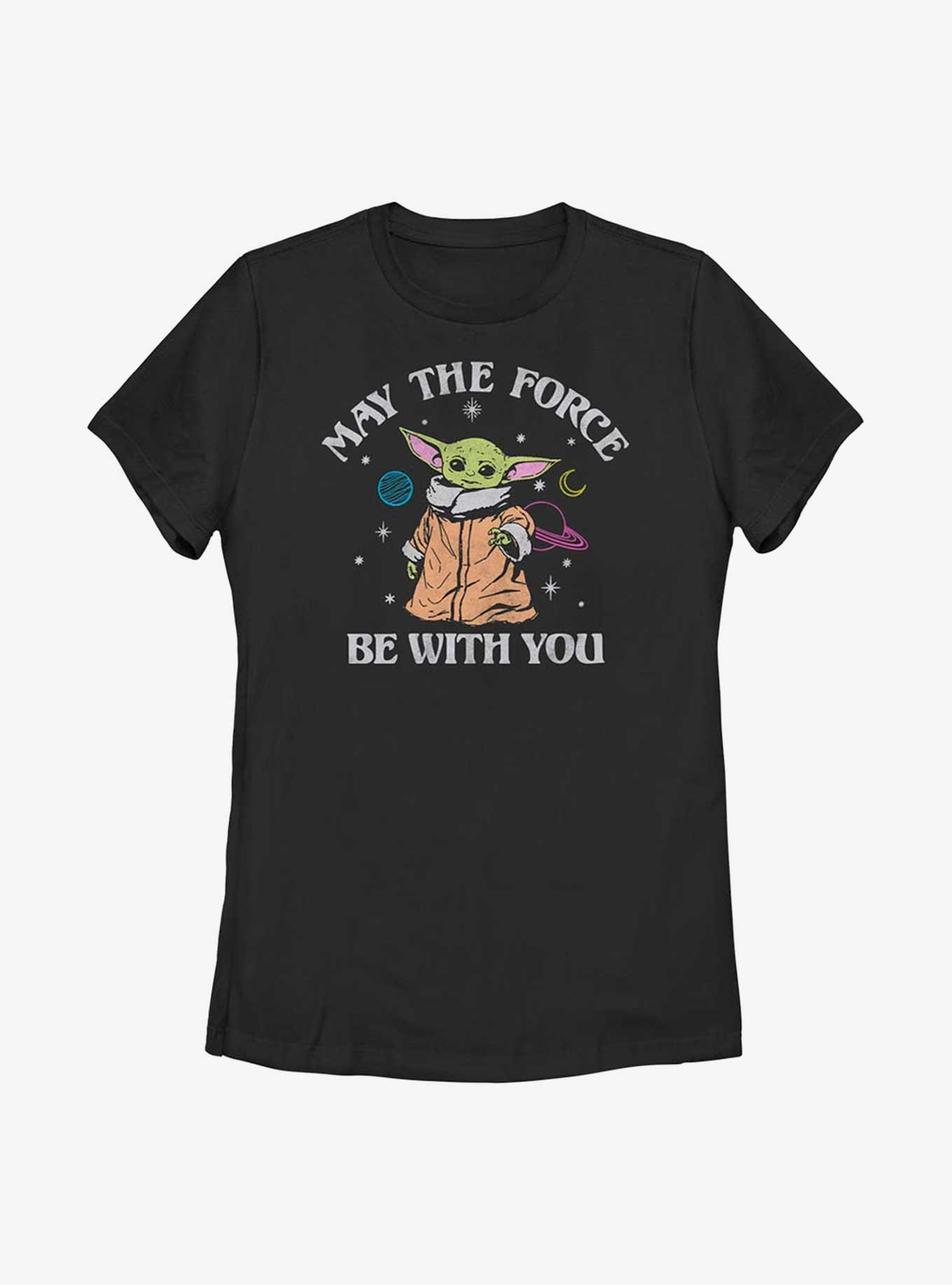 Star Wars The Mandalorian The Child Force Womens T-Shirt, BLACK, hi-res
