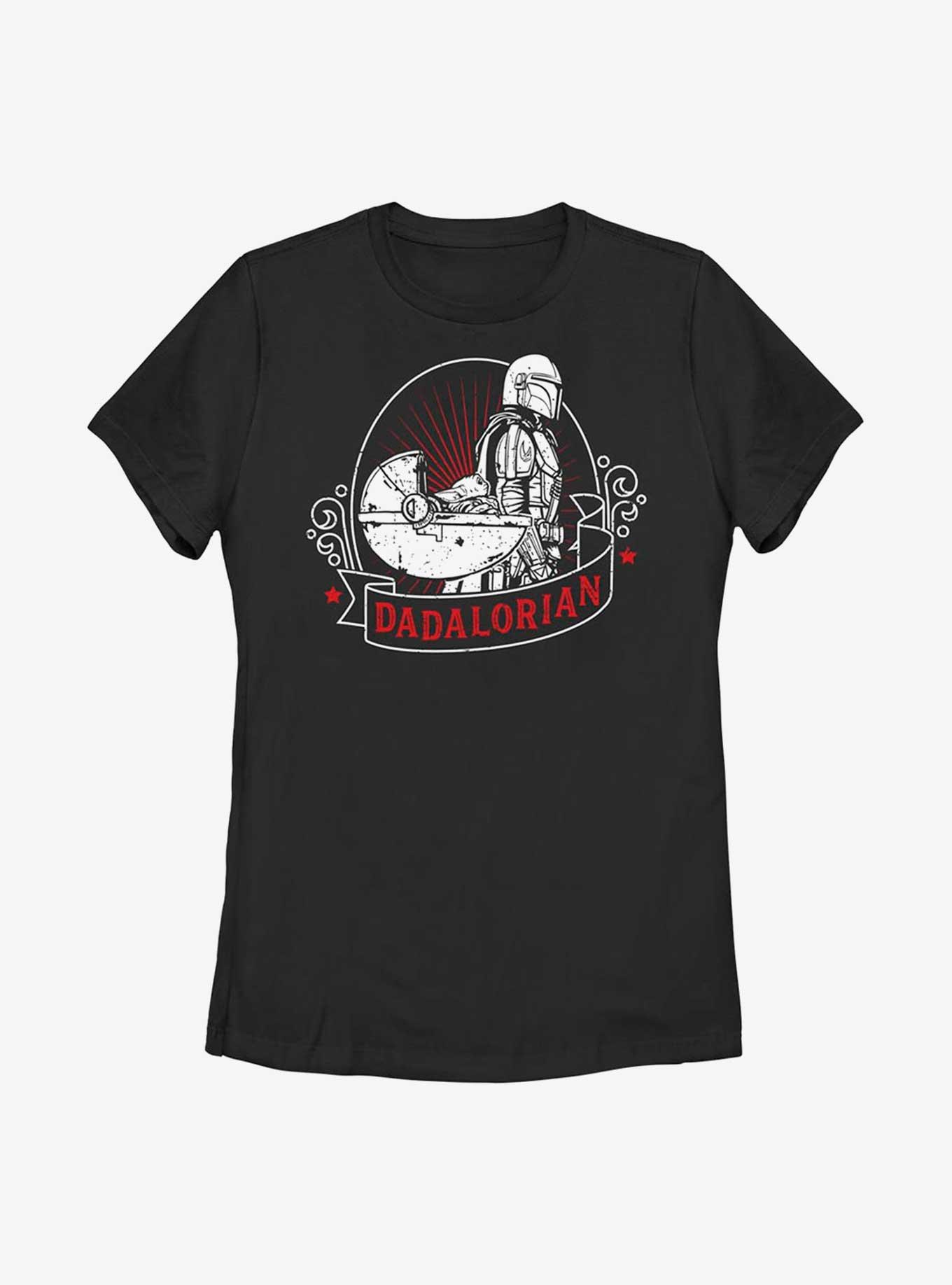 Star Wars The Mandalorian Badge Womens T-Shirt, BLACK, hi-res