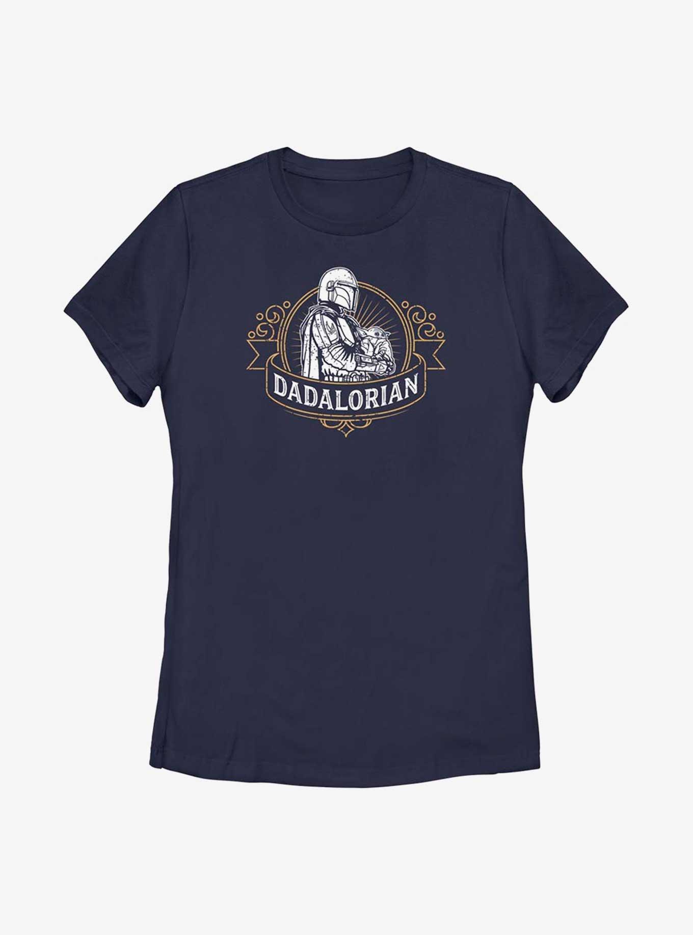 Star Wars The Mandalorian Banner Womens T-Shirt, NAVY, hi-res