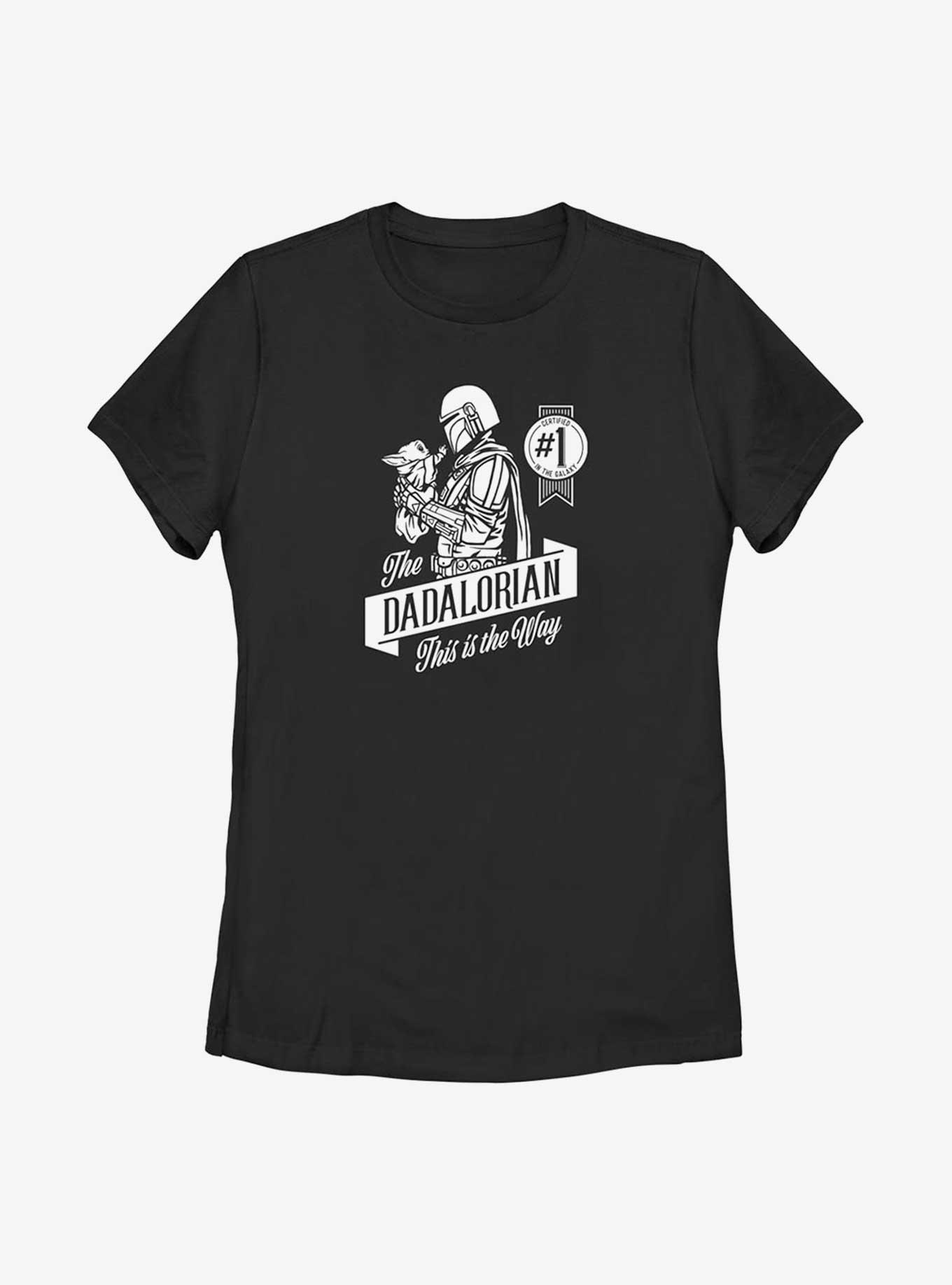 Star Wars The Mandalorian Side Shot Womens T-Shirt, BLACK, hi-res