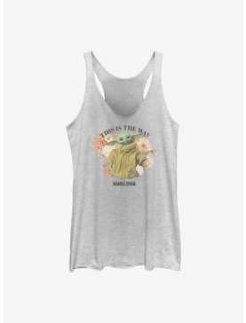 Star Wars The Mandalorian Floral The Child Womens Tank Top, , hi-res
