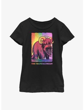 Star Wars The Mandalorian Bantha Ride Pride Youth Girls T-Shirt, , hi-res