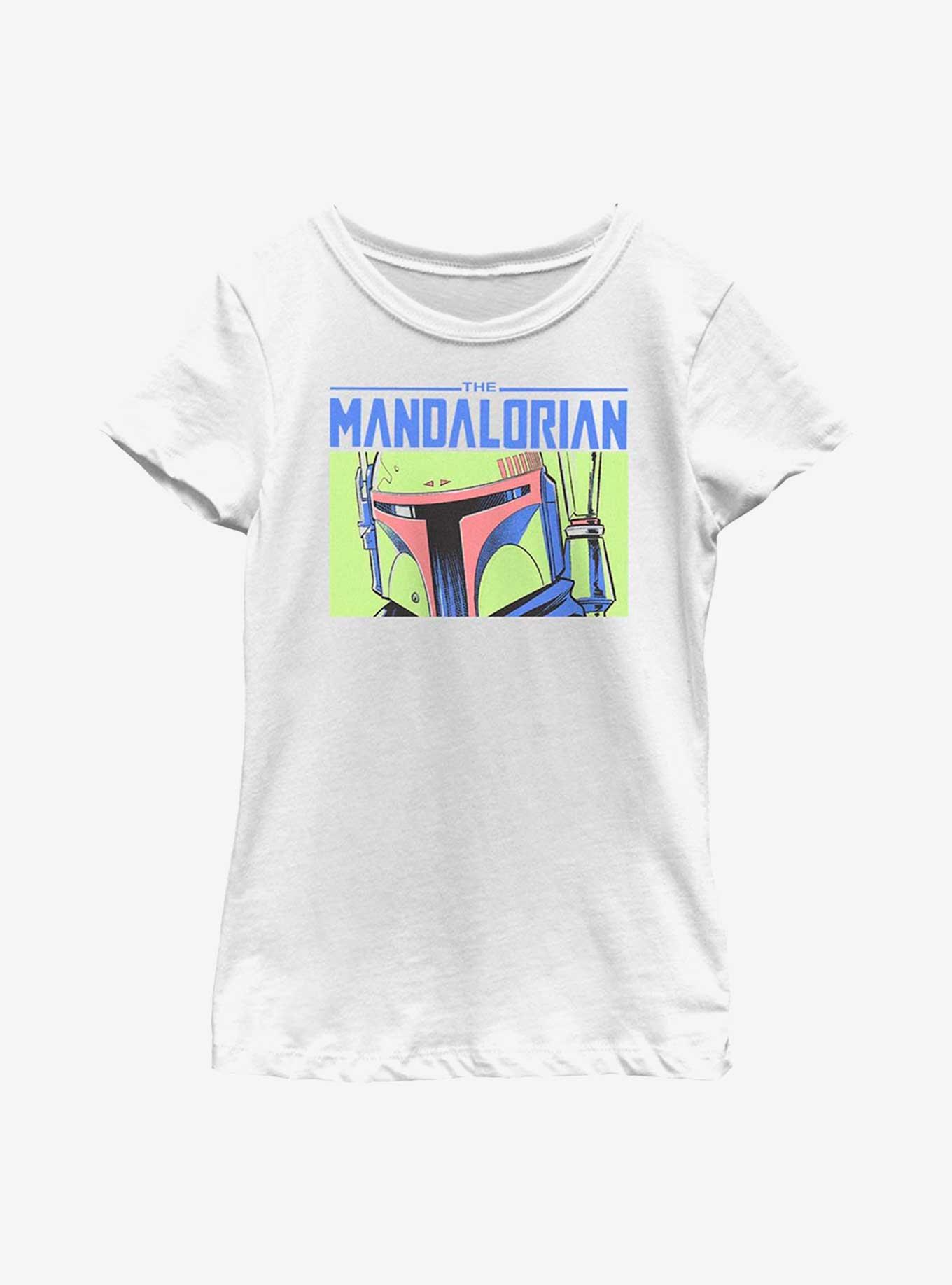 Star Wars The Mandalorian Boba Closeup Youth Girls T-Shirt, , hi-res