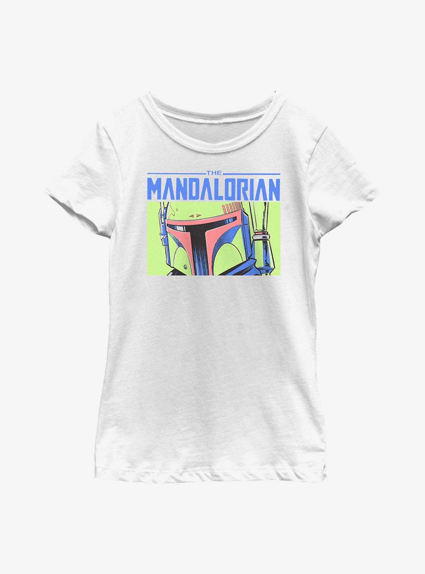 Star Wars The Mandalorian Boba Closeup Youth Girls T-Shirt, , hi-res