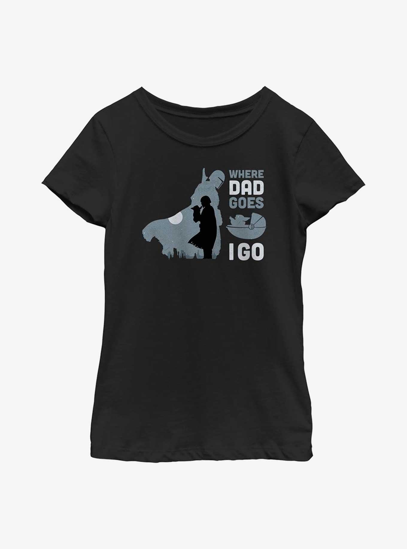 Star Wars The Mandalorian The Child Follows Youth Girls T-Shirt, , hi-res