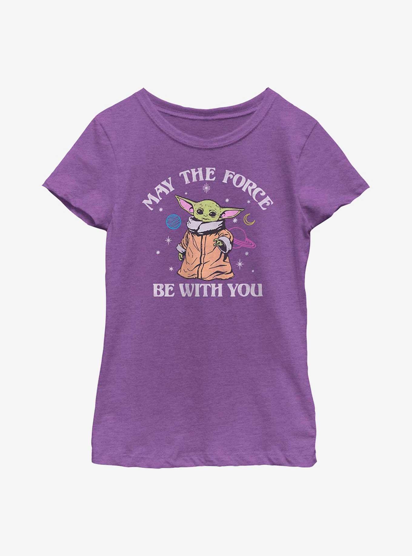 Star Wars The Mandalorian The Child Force Youth Girls T-Shirt, PURPLE BERRY, hi-res