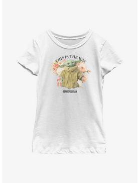 Star Wars The Mandalorian Floral The Child Youth Girls T-Shirt, , hi-res