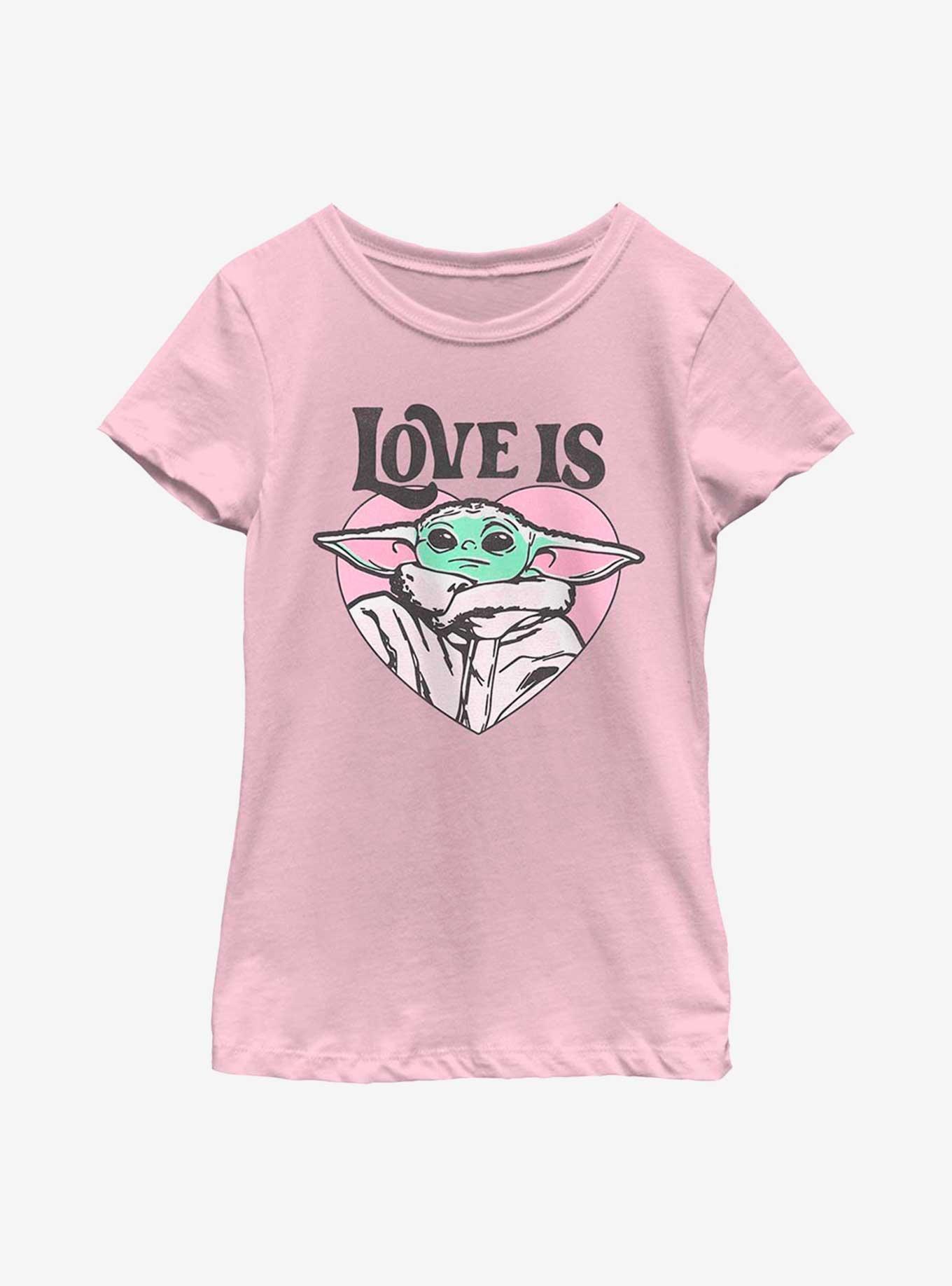 Star Wars The Mandalorian Love Is The Child Youth Girls T-Shirt, , hi-res