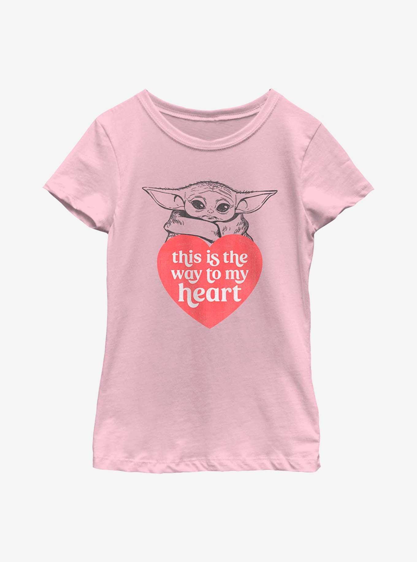 Star Wars The Mandalorian Way To My Heart Youth Girls T-Shirt, , hi-res