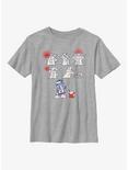 Star Wars The Mandalorian The Child Flag Youth T-Shirt, ATH HTR, hi-res