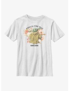 Star Wars The Mandalorian Floral The Child Youth T-Shirt, , hi-res