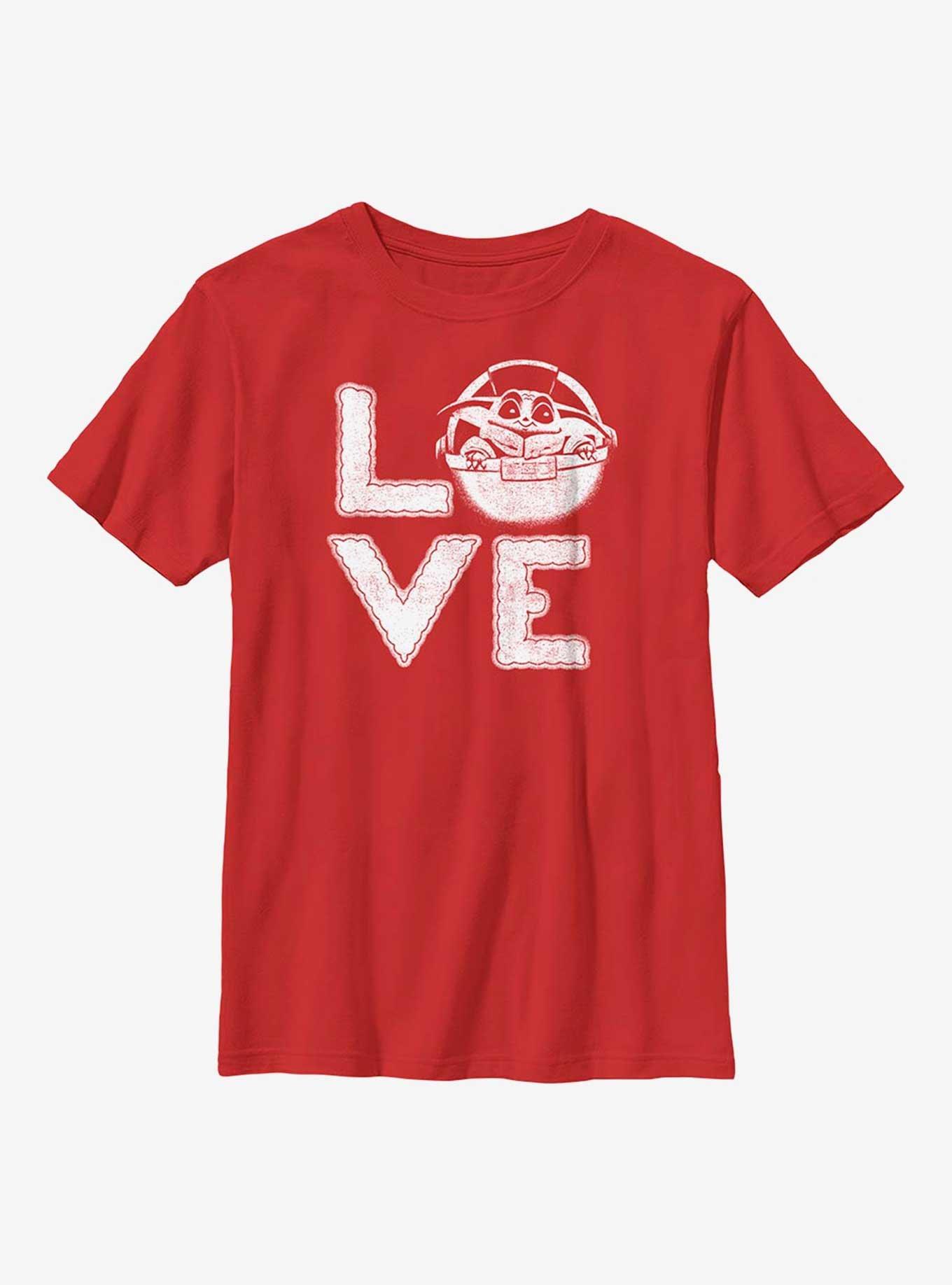 Star Wars The Mandalorian Love The Child Youth T-Shirt