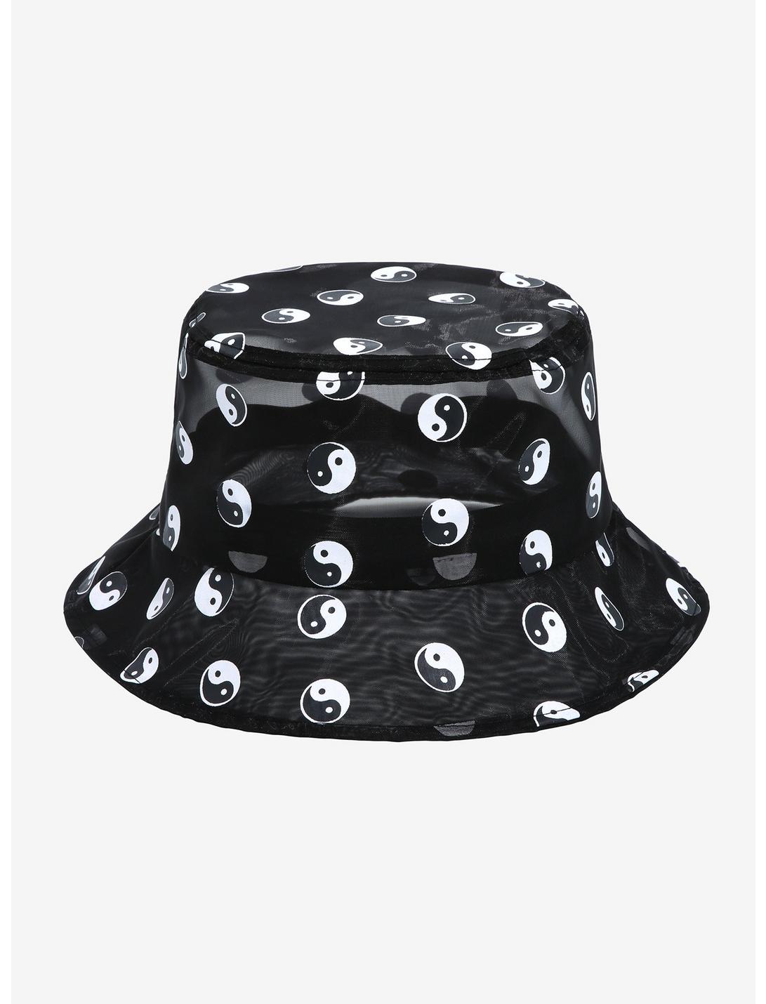 Yin-Yang Sheer Bucket Hat, , hi-res