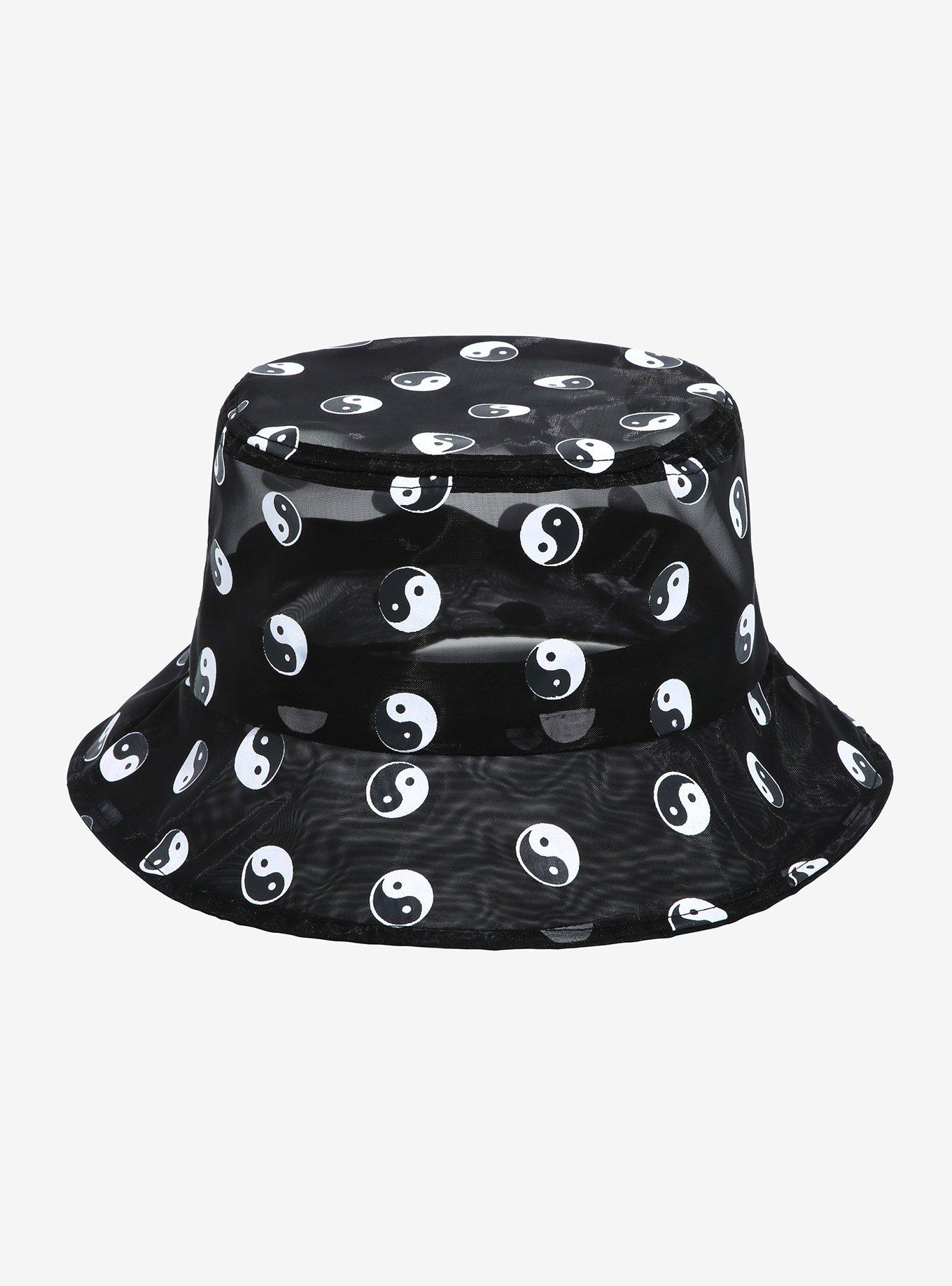 Yin-Yang Sheer Bucket Hat, , hi-res