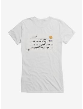 Jurassic World Dominion: BioSyn Species Santuary Map Girls T-Shirt, WHITE, hi-res