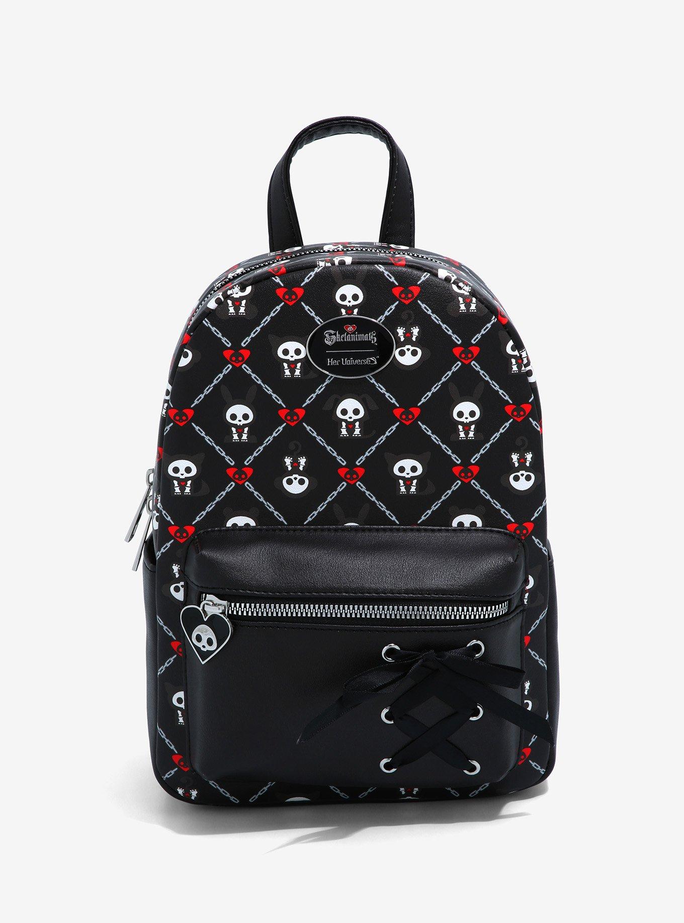 Her Universe Skelanimals Lace-Up Mini Backpack | Hot Topic
