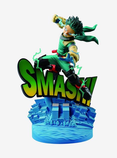 Caixa com 6 Personagens Smash My Hero Academia Banpresto - Action