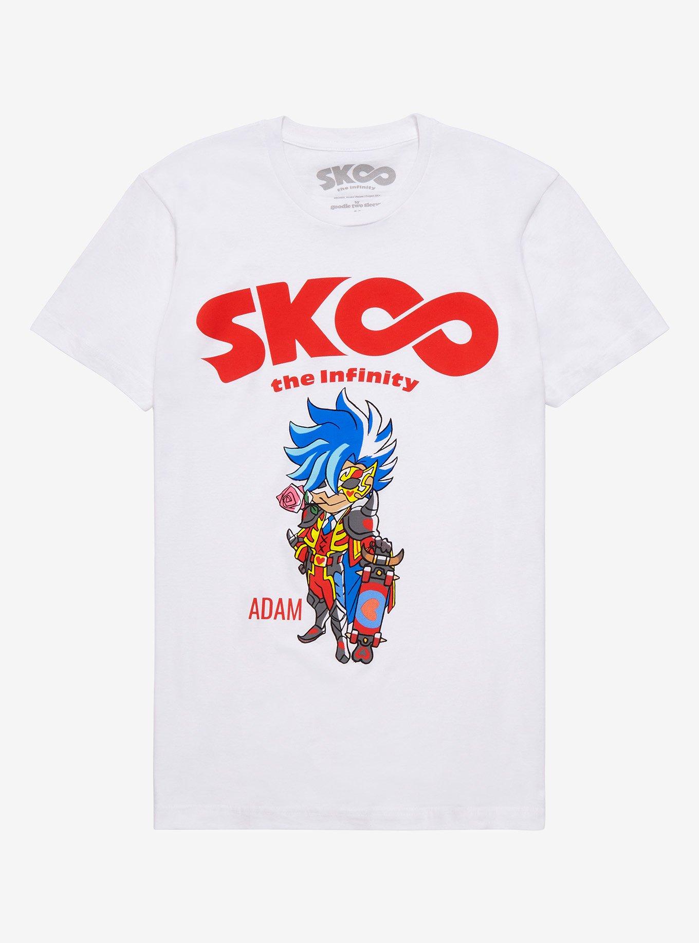 SK8 The Infinity Chibi Adam T-Shirt, RED, hi-res