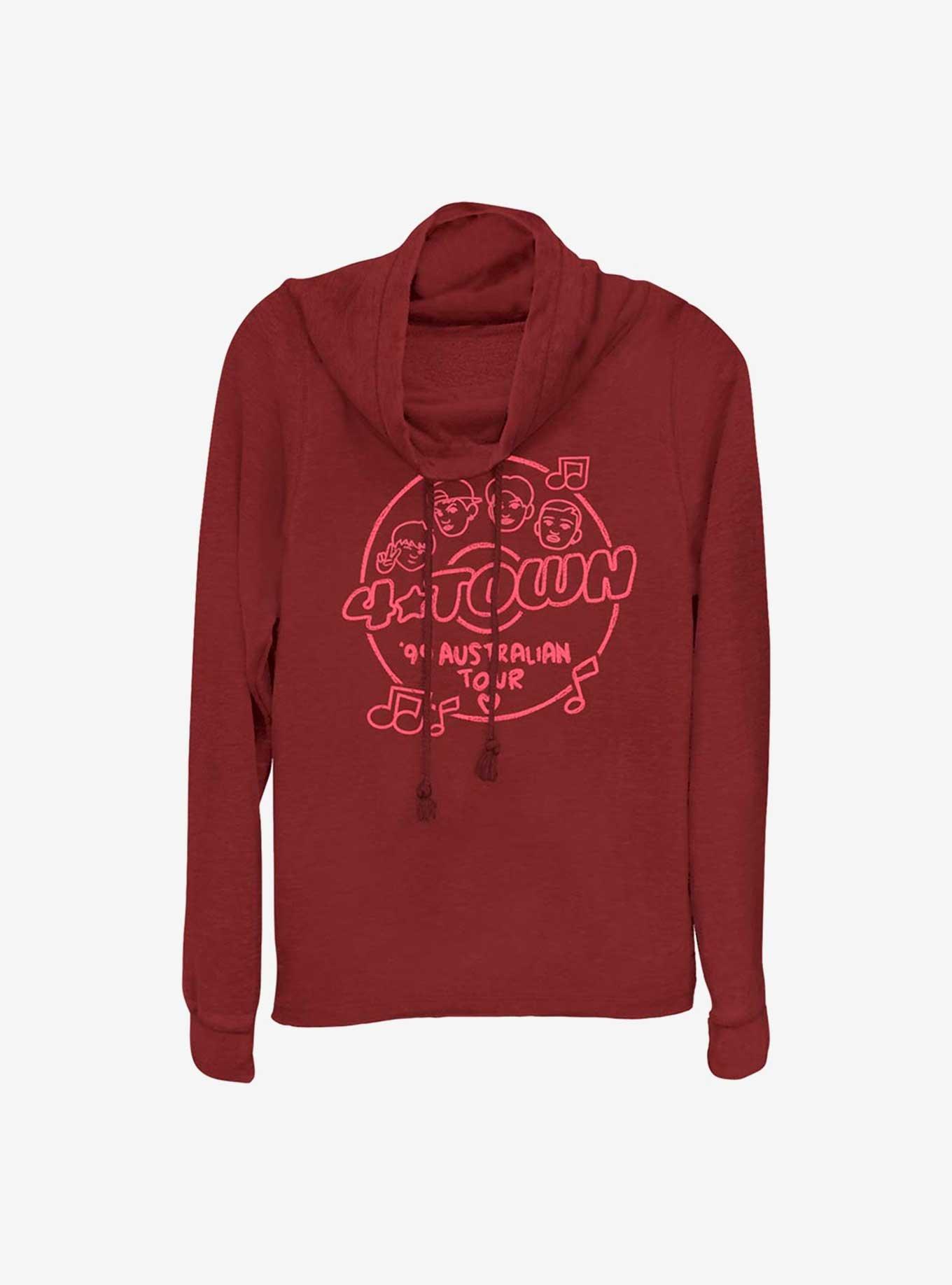 Disney Pixar Turning Red 4Town Tour Cowl Neck Long-Sleeve Top, , hi-res