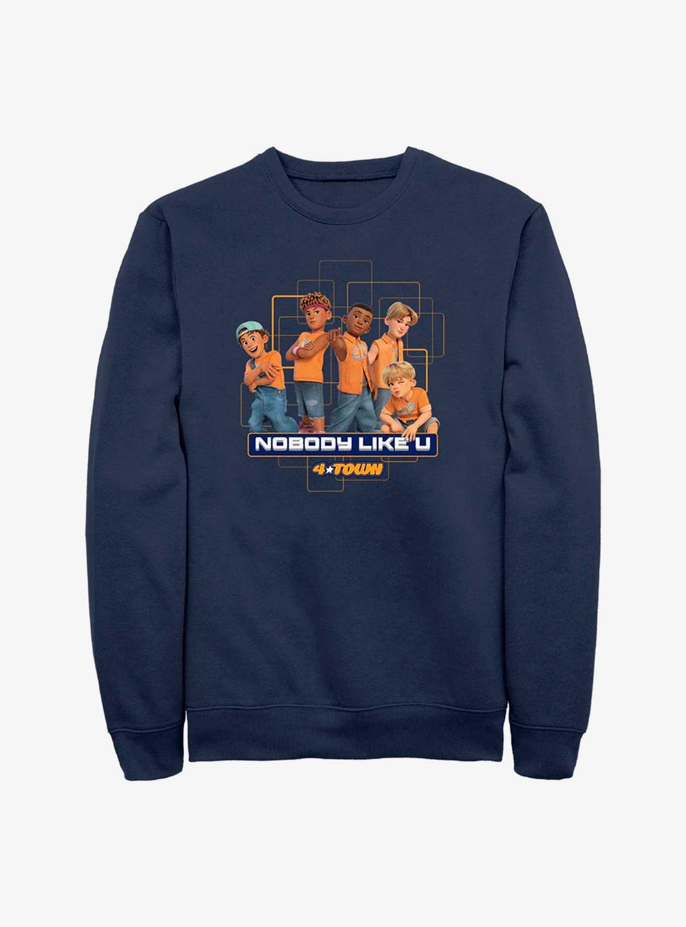 Disney Pixar Turning Red 4Town Nobody Like U Sweatshirt, NAVY, hi-res