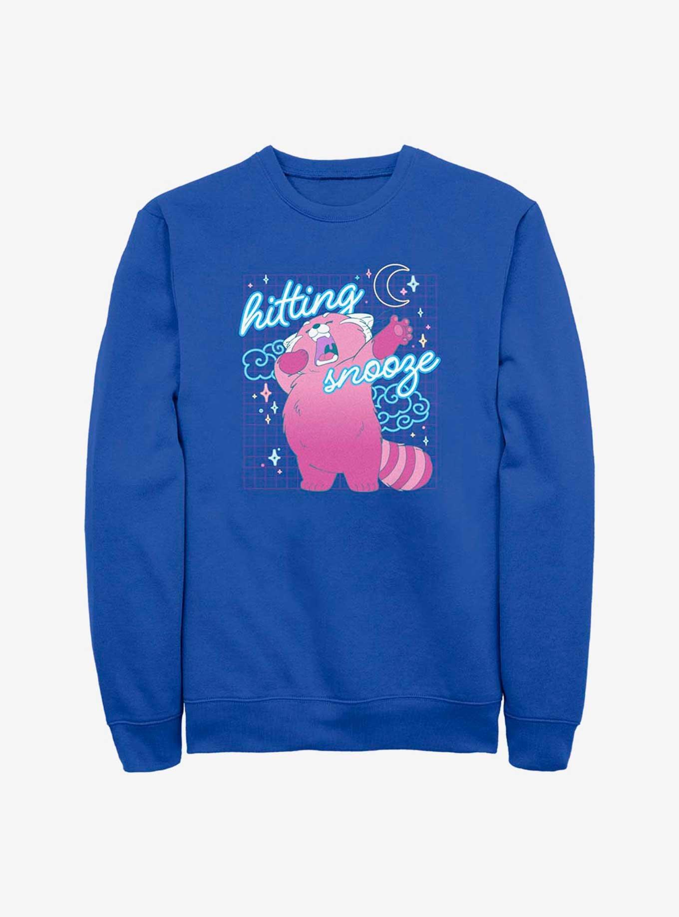 Disney Pixar Turning Red Snooze Sweatshirt, ROYAL, hi-res