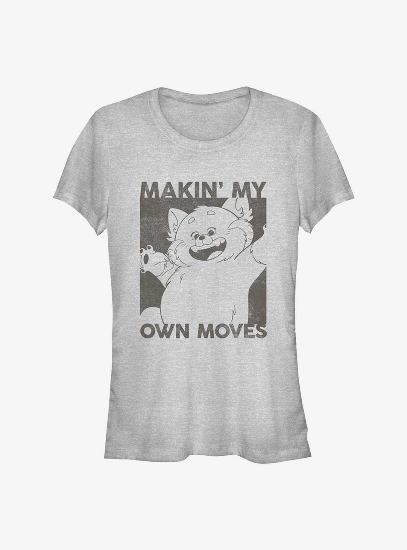 Disney Pixar Turning Red My Moves Girls T-Shirt, ATH HTR, hi-res