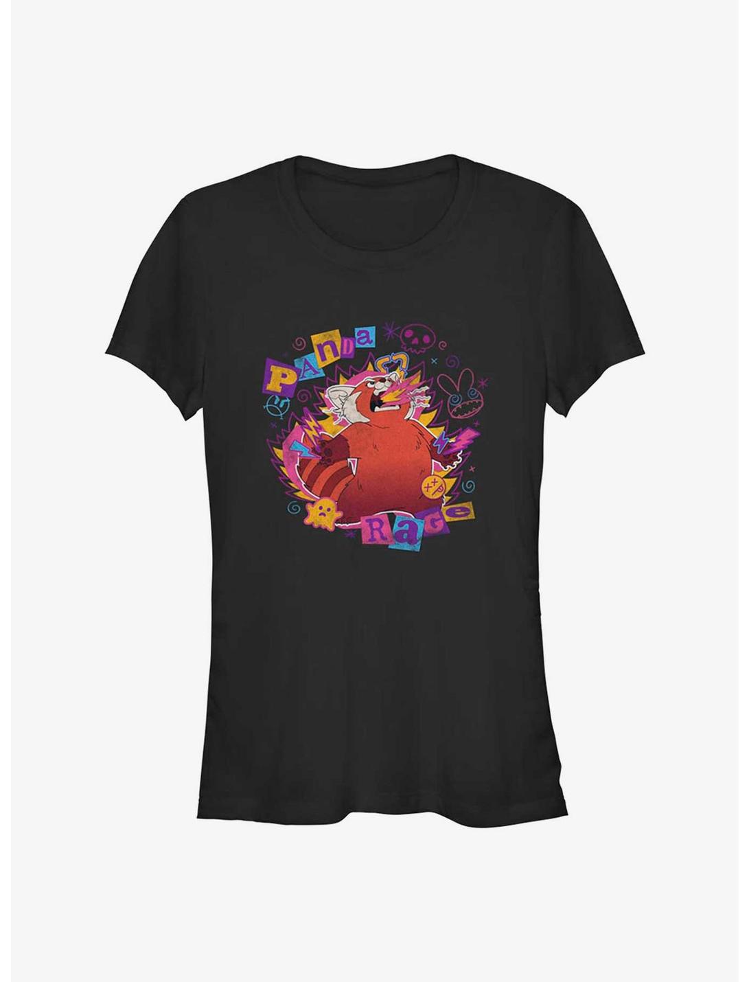 Disney Pixar Turning Red Panda Rage Girls T-Shirt, BLACK, hi-res