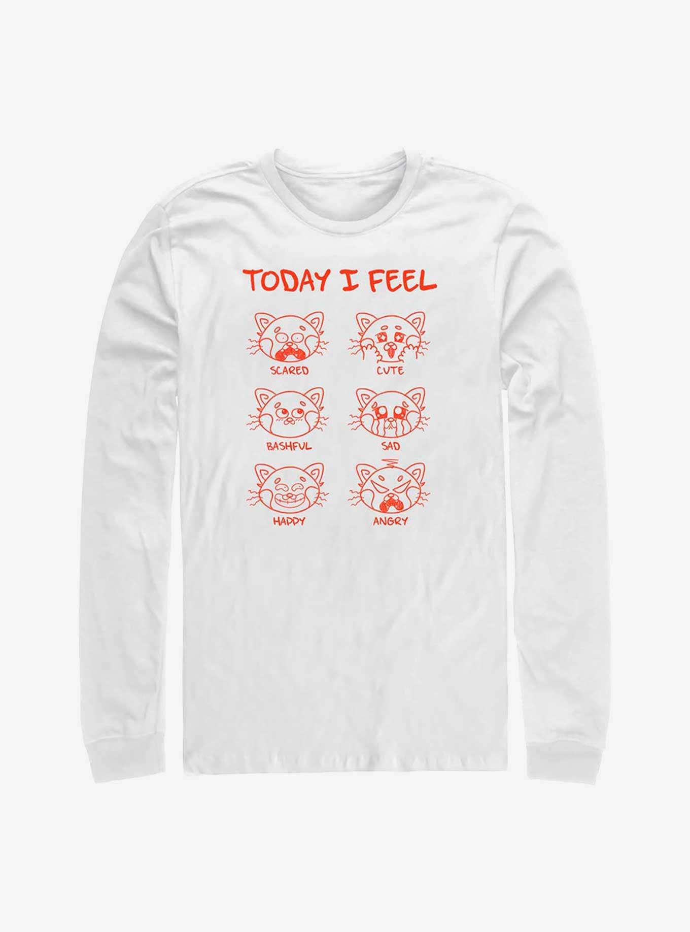 Disney Pixar Turning Red I Feel Long Sleeve T-Shirt, , hi-res