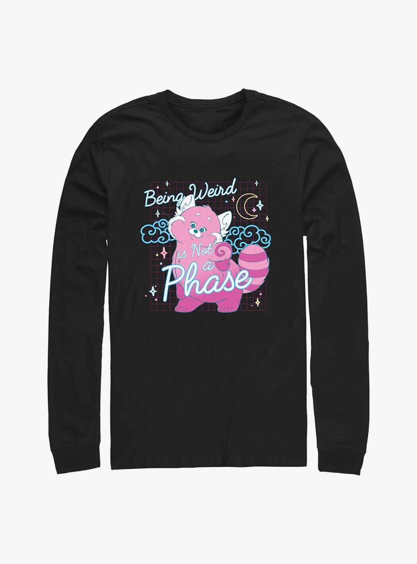 Disney Pixar Turning Red Not A Phase Long Sleeve T-Shirt, BLACK, hi-res