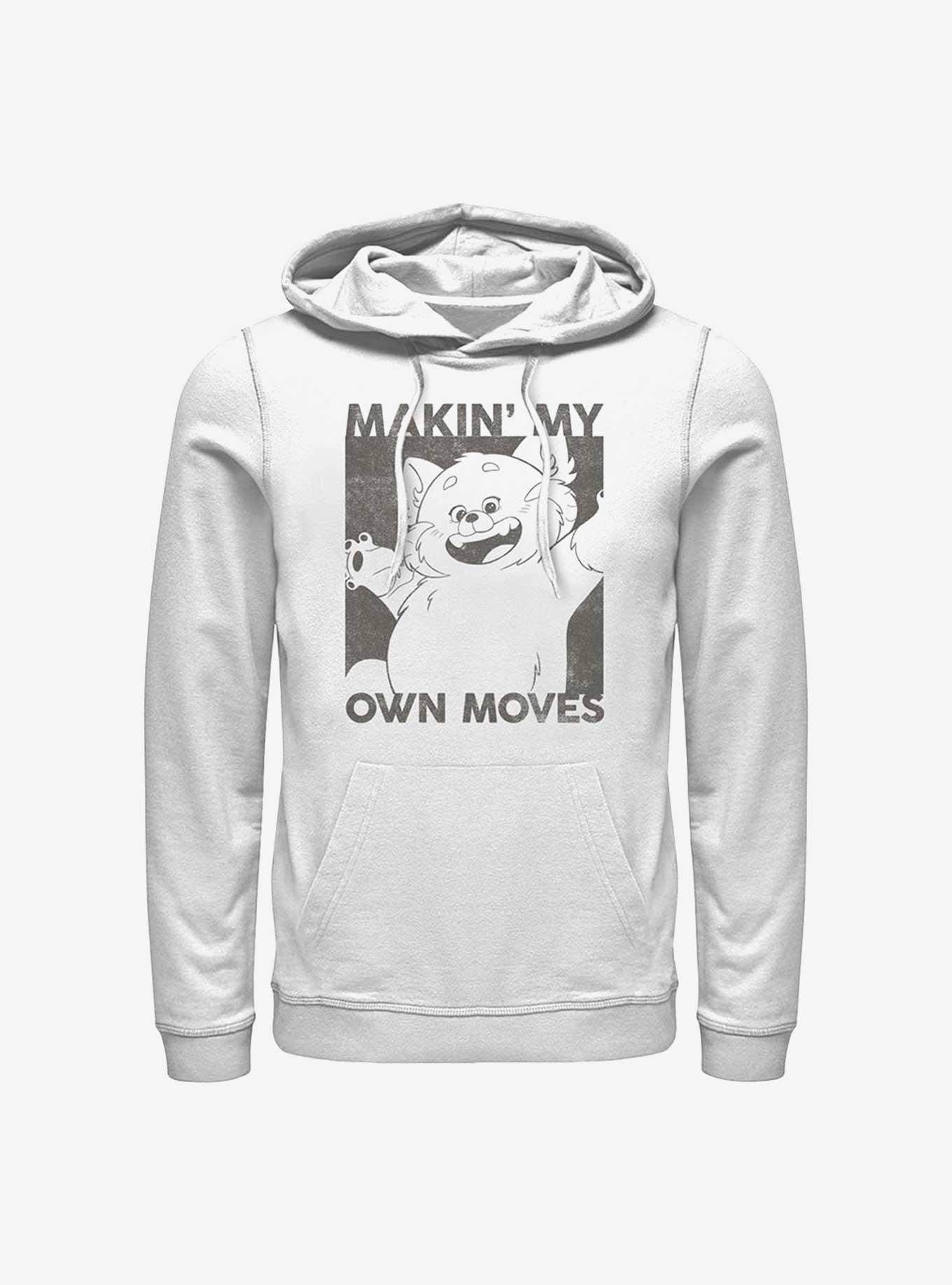 Disney Pixar Turning Red My Moves Hoodie, WHITE, hi-res