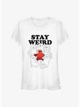 Disney Pixar Turning Red Stay Weird Girls T-Shirt, WHITE, hi-res