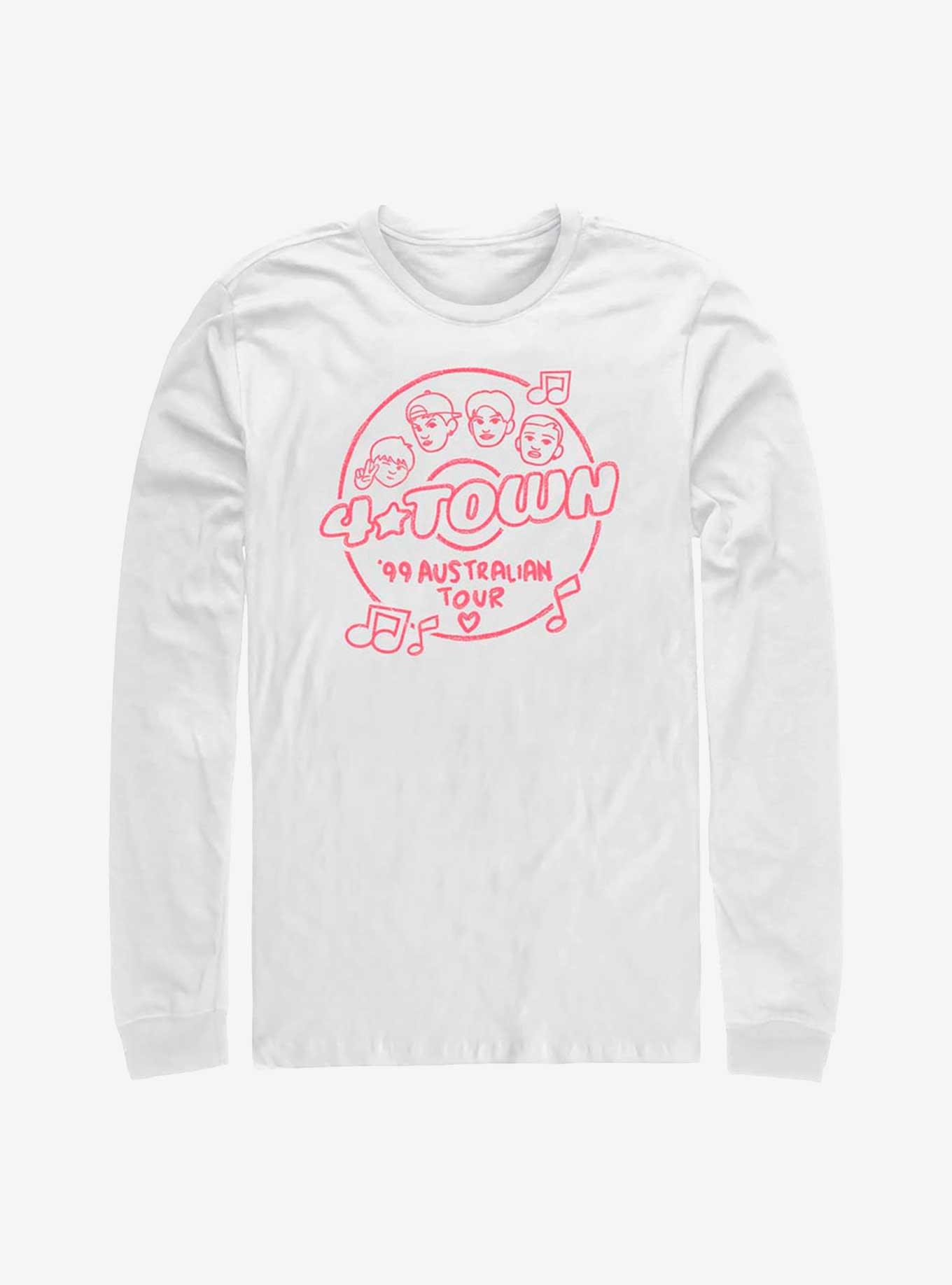 Disney Pixar Turning Red 4Town Tour Long Sleeve T-Shirt, WHITE, hi-res